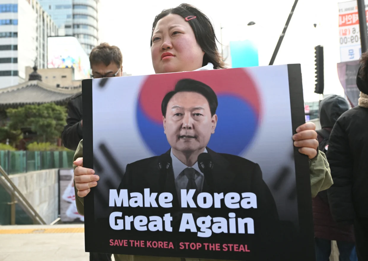 Massive Rival Rallies Flood Seoul Streets As Court Weighs President Yoon Impeachment
