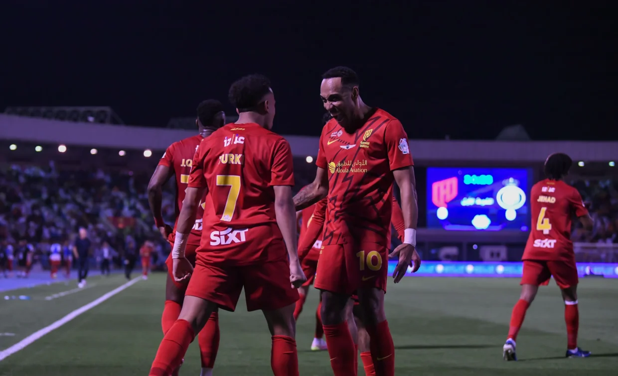 Aubameyang Stuns Al Nassr With Last Gasp Header As Al Qadsiah Dreams Big