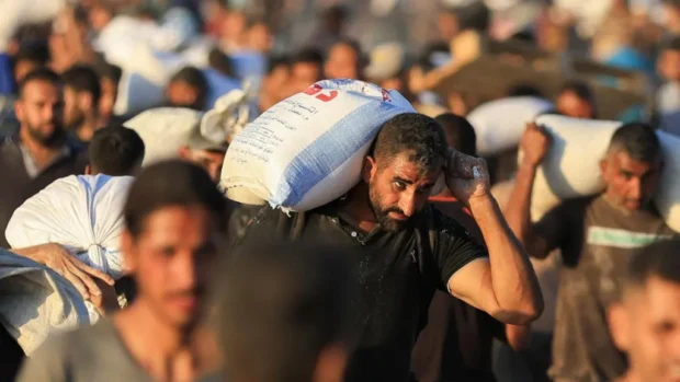 Deadly Shooting Erupts at Gaza Aid Site as Hundreds Gather for Food